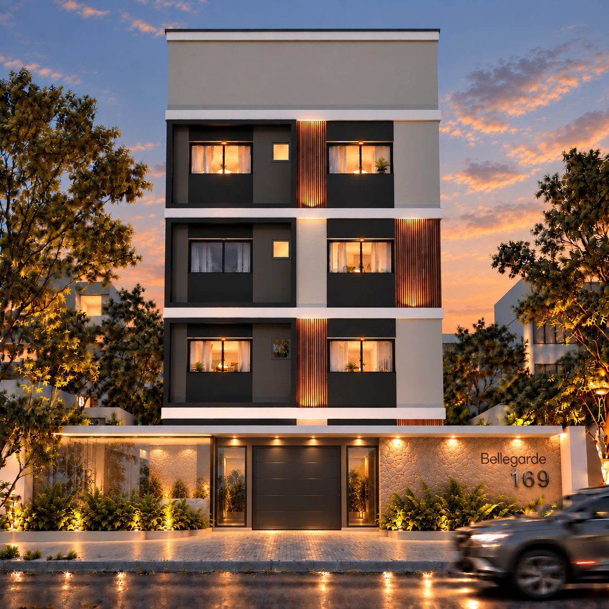 Render do empreendimento Bellegarde